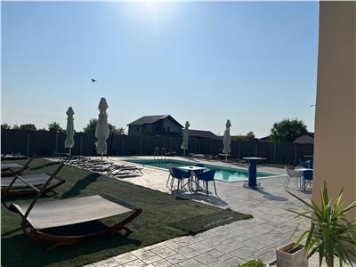 Locatie deosebita cu piscina si sala de evenimente in Sacalaz